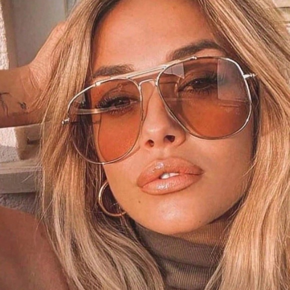 Luxe Reflective Aviator Sunnies Sunglasses - Picture 1 of 3